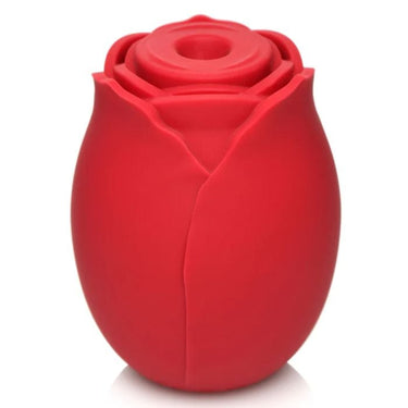 Indulge in luxury with the Bloomgasm Mystic Rose Sucking & Vibrating Silicone Rose toy, an elegant design for ultimate pleasure and satisfaction.
